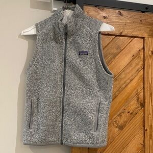 Patagonia Heather Gray Fleece Vest